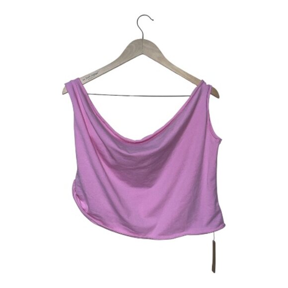 SKIMS Cotton Twist Cropped Tie Top | 4X | Cotton Candy - Picture 3 of 5